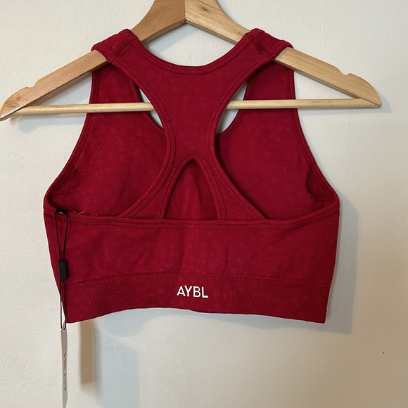 Aybl Evolve speckle seamless sports bra - raspberry - medium - Picture 4 of 4